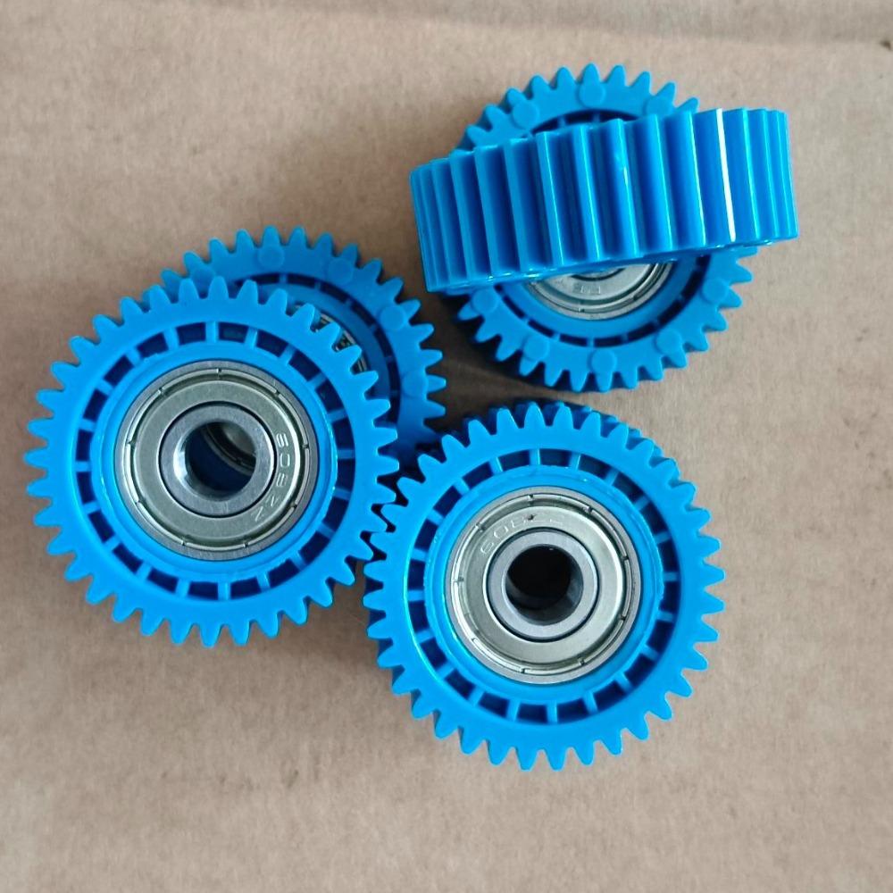3PCS E-Bike Nylon Gear 36 Teeth 38x12mm Planetary Motor Gear with 608Z Bearing Wheel Electric Bike Nylon Gear Replacement Parts