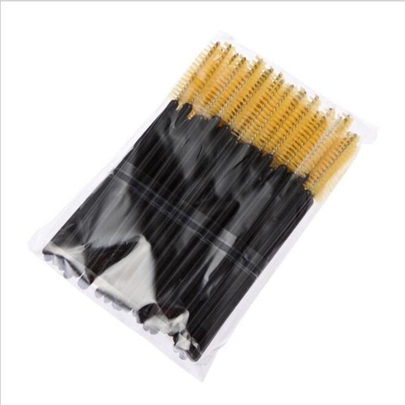 50pcs/Set Artificial Fiber One-Off Disposable Eyelash Brush Makeup Brush Best MakeUp Brush Beauty Cosmetic Tools
