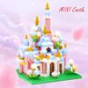 Mini Castle Building Blocks Fairy Tale Castle Church Micro Blocks DIY Toys Bricks Construction Toys for Girls Birthday Gifts