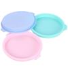 Silicone Round Chiffon Cake Mold, 4/6/8 Inch, No-Cut Layer, Oven & Mousse Baking Pan.