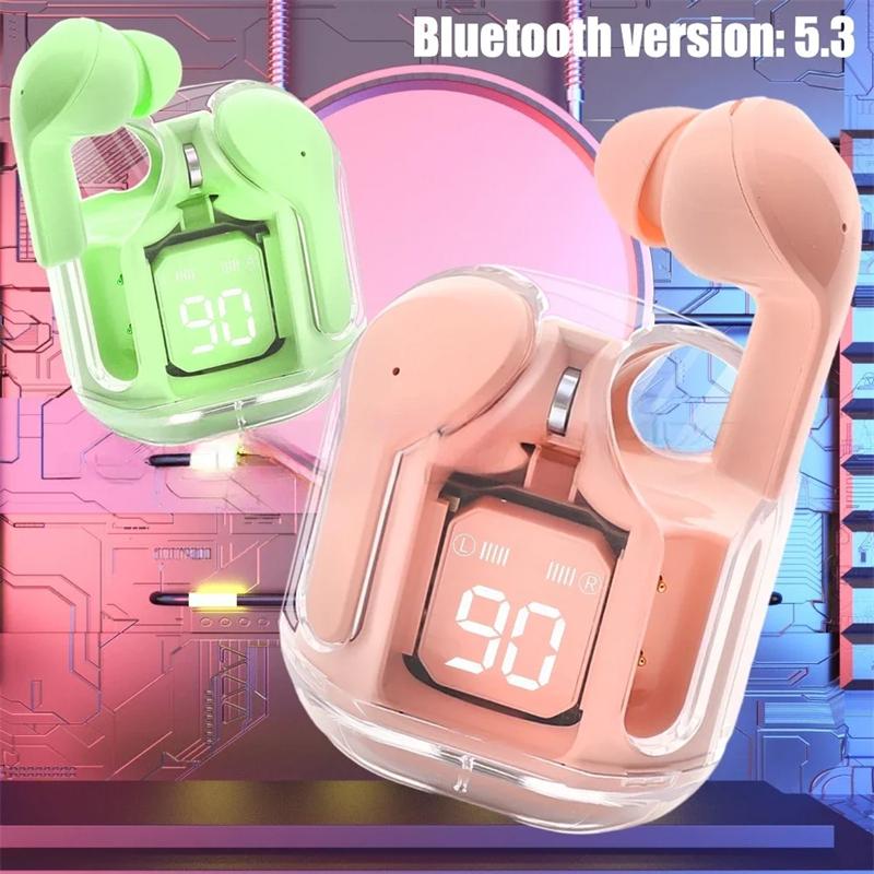 

Оригинальные беспроводные Bluetooth-наушники T2, прозрачные HIFI-наушники, светодиодный цифровой дисплей, стереозвук, наушники для iPhone Xiaomi