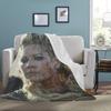 HUGE BEST PRICE Lagertha Blanket Fleece Shield Maiden Vikings Home Decoration Travelling Gifts For Her Him