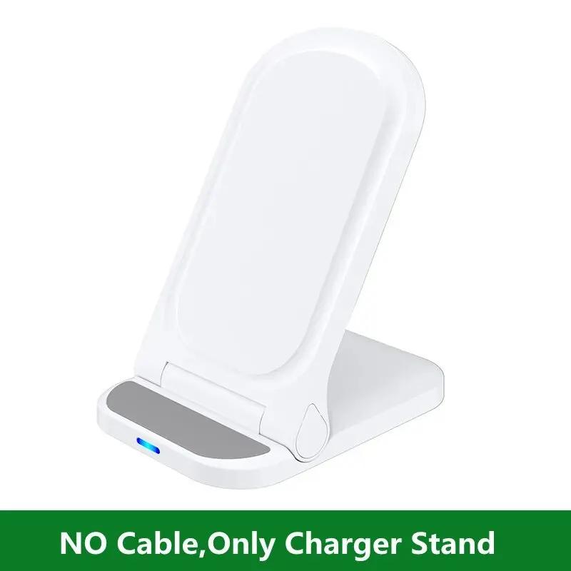 Foldable Wireless Charger Stand Pad Desktop Phone Chargers Holder Induction Fast Charging Station Dock for iPhone Samsung Xiaomi