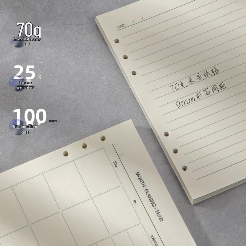 Deli A5 Loose-Leaf Business Notebook