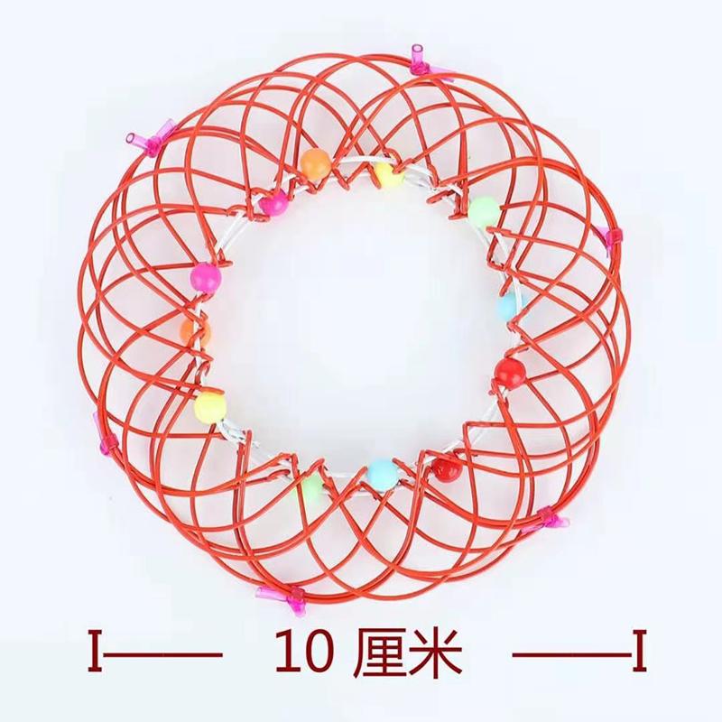 Mandala Flower Basket Toy Flexible Iron Basket Creative Handmade Magic Loop Wire Fidget Sensory Toy For Kid Christmas Party Gift