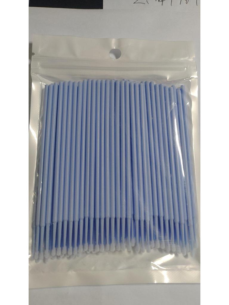 100 Purple Nano Cotton Swabs: Eyebrow, Eyeliner Correction, and Disposable Makeup Brushes
