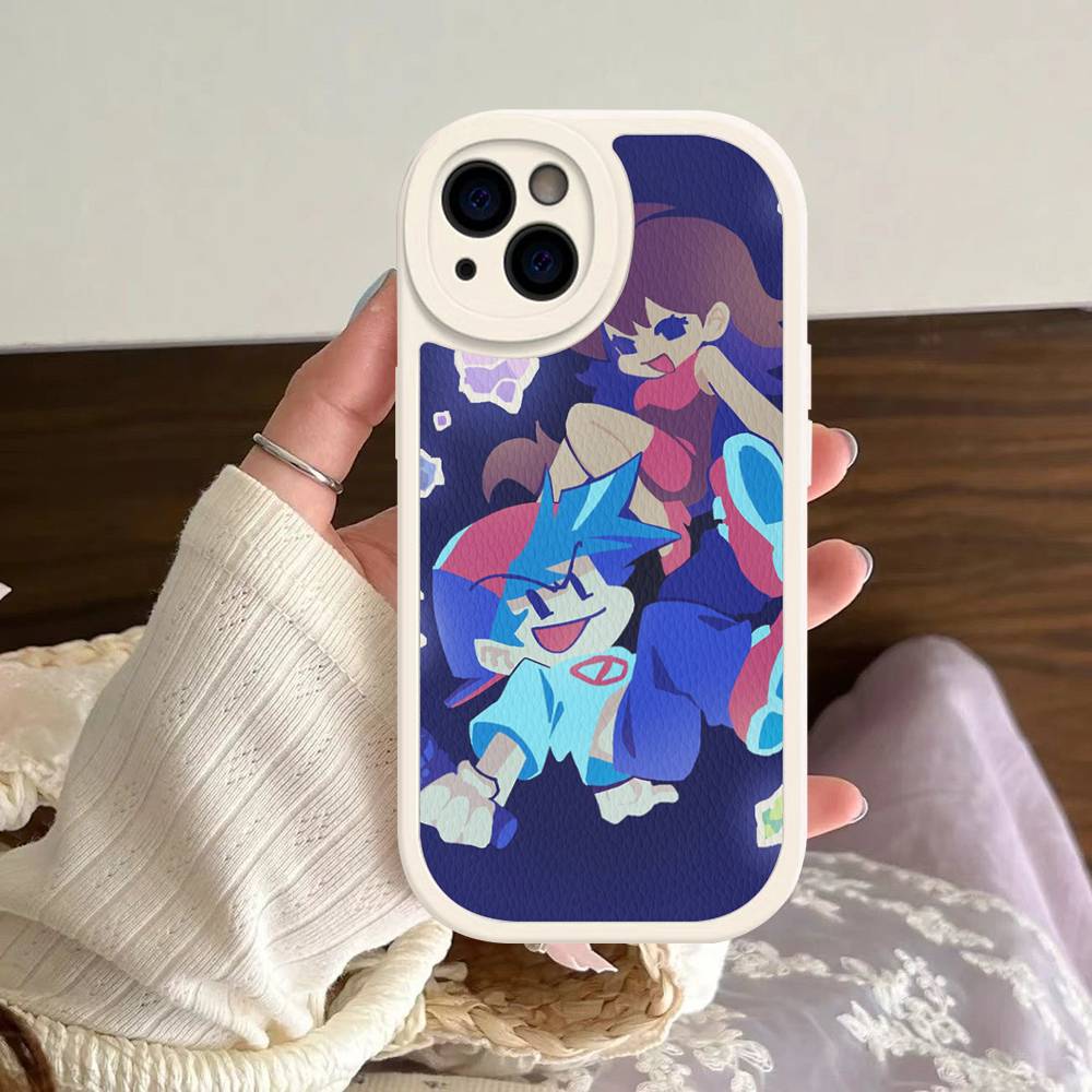 Music Game Friday Night Funkin Phone Case For IPhone 16 15 14 13 12 11 Pro Max Plus Soft Leather Cover