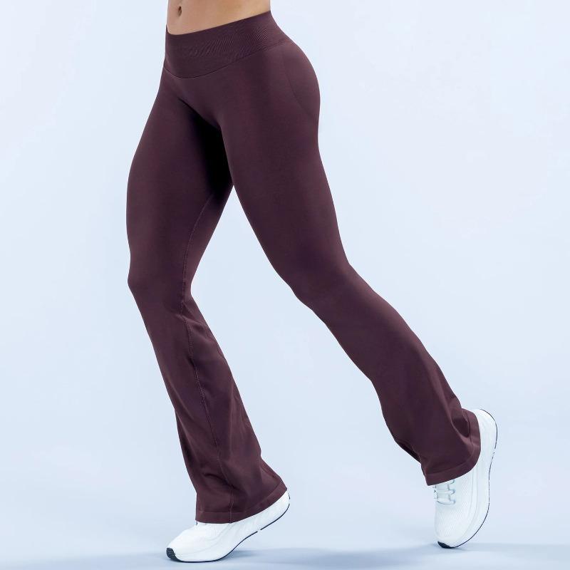 Yoga Flared Pants Skinny Wide Leg Flared Pants Wear Running Sports Fitness Yoga Micro Pants