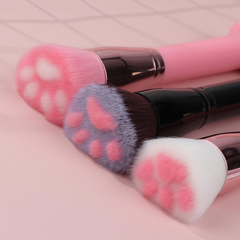 1Pc Cat Claw Girl Makeup Brush Eye Shadow Multi-Purpose Powder Brushes Portable Cosmetics Foundation Brush Make Up Tools