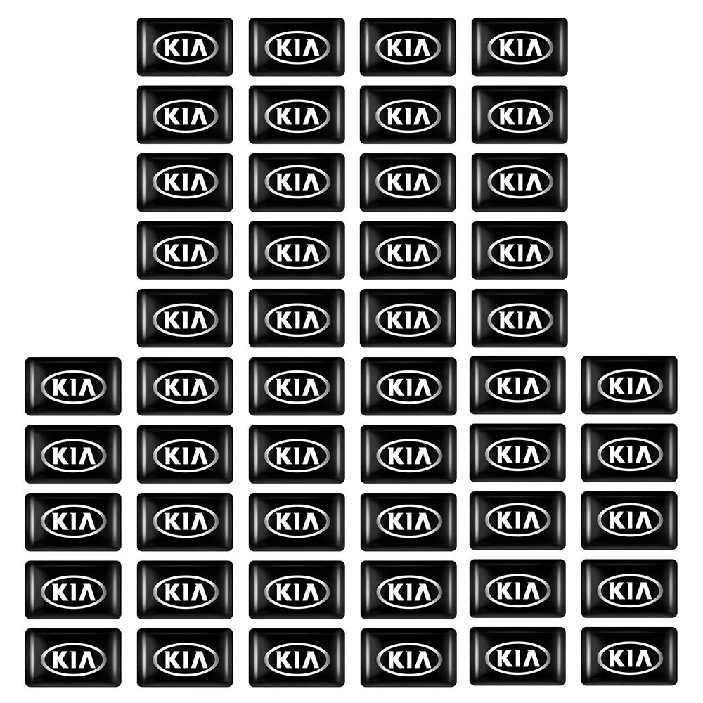 10/20/50pc Car Interior Dashboard Steering Wheel Decoration Sticker For KIA Rio Ceed Sportage Cerato Soul Picanto Optima Sorento