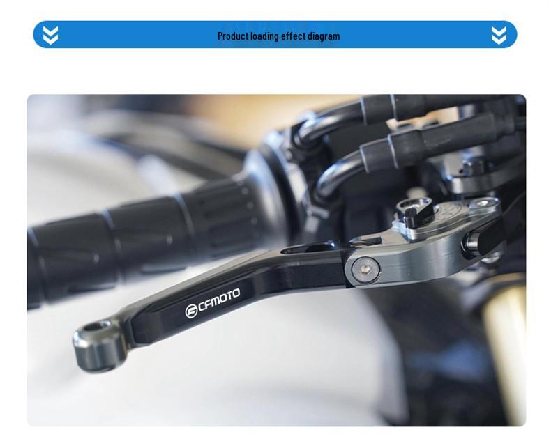 CFMOTO 250CLC Aluminum Folding Brake Clutch Levers with Anti-fall Pull Rod Grips