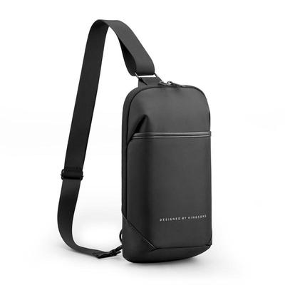 Sac à bandoulière pour homme, noir, tendance, imperméable, simple, décontracté, pour garçon