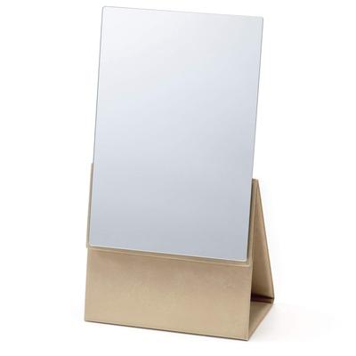 HORIUCHI MIRROR 2-Way Folding Mirror (Beige) - Makeup Mirror - Mother's Day Gift