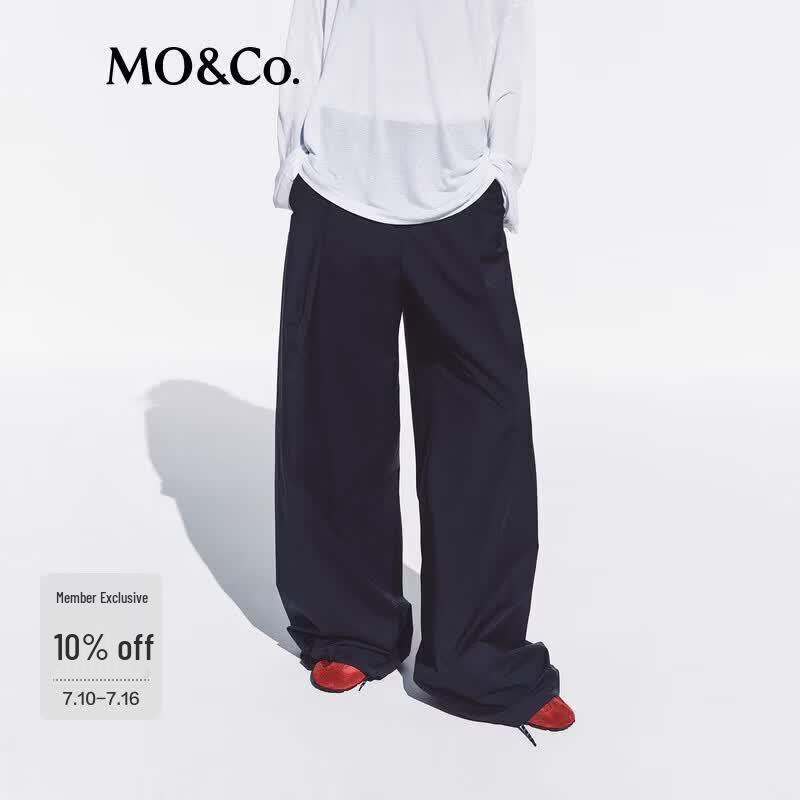 MO&Co. Women's Active Wide-Leg Suit Pants