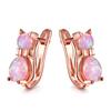 Japanese Korean Mini Creative Earrings Blue Cat Ear Buckle Small Cartoon Fashion