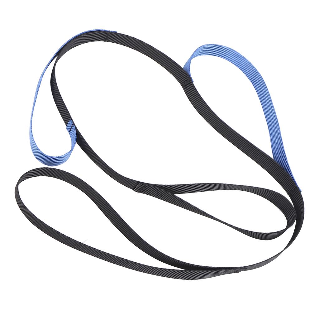 Beinhebergurt, Behinderte, ältere Menschen, Nylongewebe, Fußschlaufe, Handgriff, Mobilitätshilfe für Gehübungen, Blau