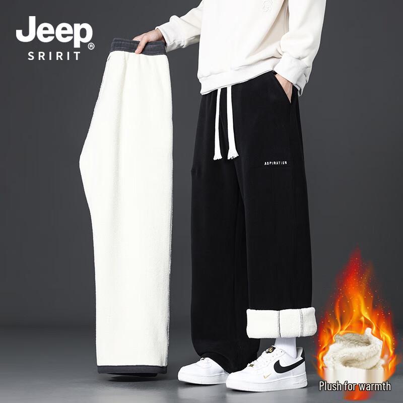 

JEEP SPIRIT Men s Winter Fleece-Lined Casual Pants 29187 3XL