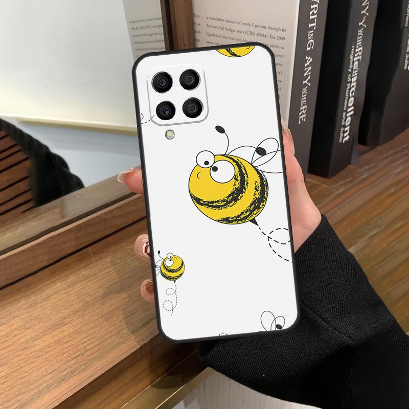 Bee Honey Cover For Samsung Galaxy M23 M33 M53 M13 M51 M11 M31s M30s M12 M32 M52 M20 M14 M34 M54 Case