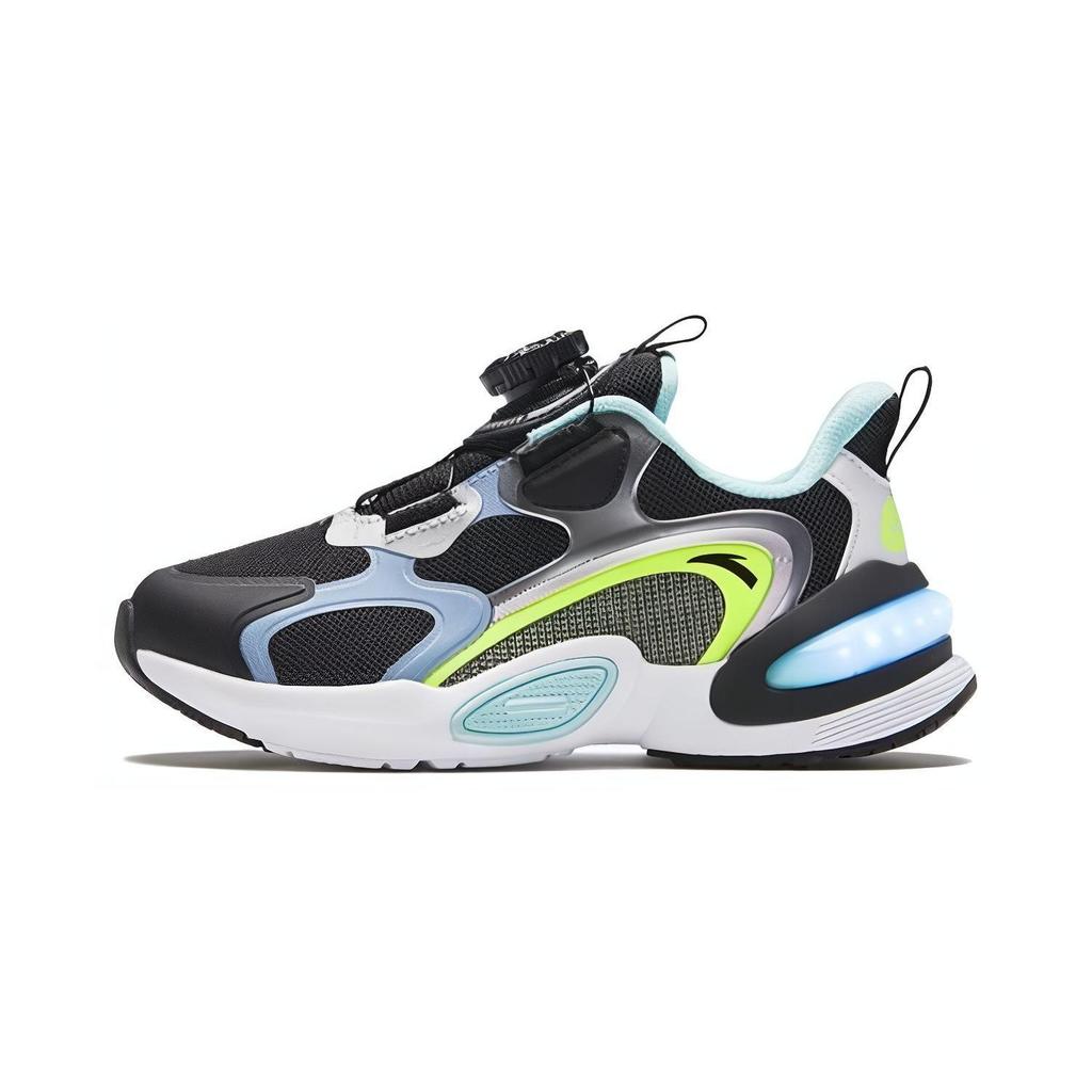 Anta Comfortable Versatile Shock Absorbing Durable Low Top Kids Running Shoes Kids sneaker Black Gray Blue 312349986-3
