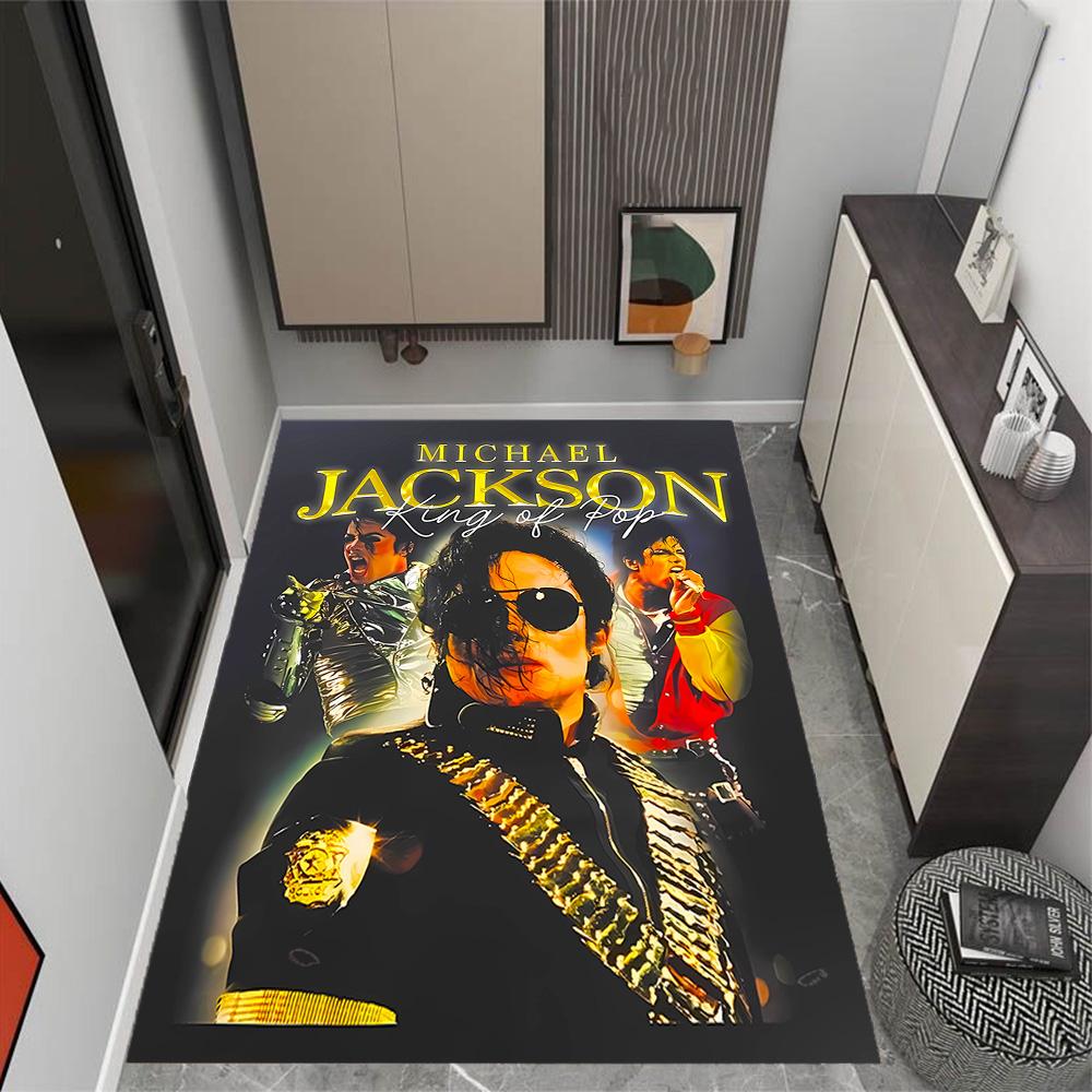 Michael Jackson Dangerous Tour Carpet Suitable for Foyer Balcony Hallway Game Room Anti-slip Rug Decorate Offices Spiritual Gift