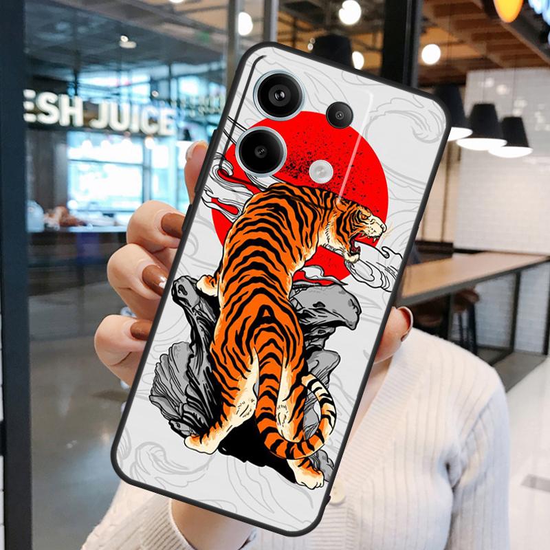 Japanese Style Art Japan Case For Xiaomi Redmi Note 14 Pro 10 11 12 13 15 Pro Plus Redmi 15C 14C 10C 12C 13C 15 Cover
