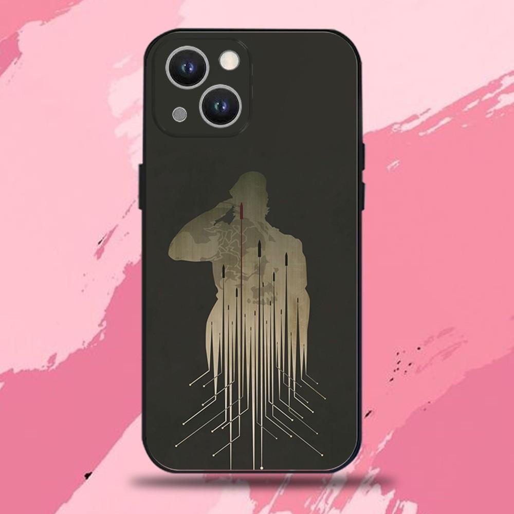 

Metal Gear Solid MGS Phone Case For iPhone 16,15,14,13,12,11 Plus,Pro Max,XS,X,XR,SE,Mini,8,7,Soft Silicone Black Cover iPhone12