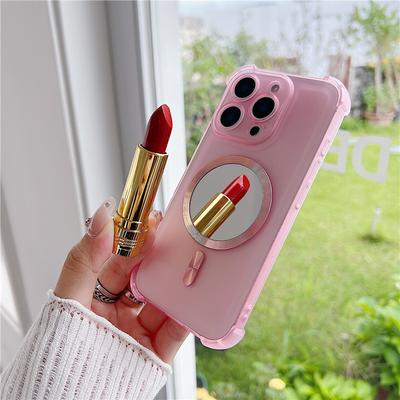 For Redmi 15C Case Shockproof Magnetic Makeup Mirror Case On For Xiaomi Redmi Note 15 Pro Plus Pro+ 15C 4G 5G Magsafe Soft Cover