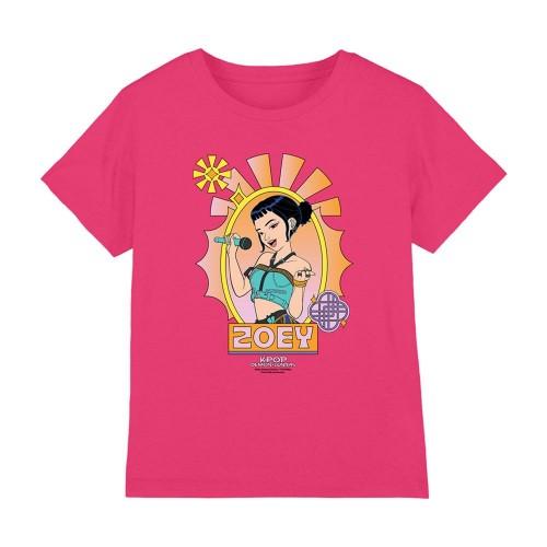K-Pop Demon Hunters Childrens/Kids Zoey Festival Poster T-Shirt