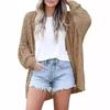 2026 Spring and Autumn New Fashion Women's Cardigan Long Sleeve Hollow Mohair Sweater Coat