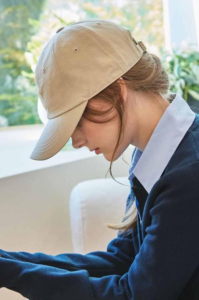 VA Curved 3D Logo Ball Cap Beige
