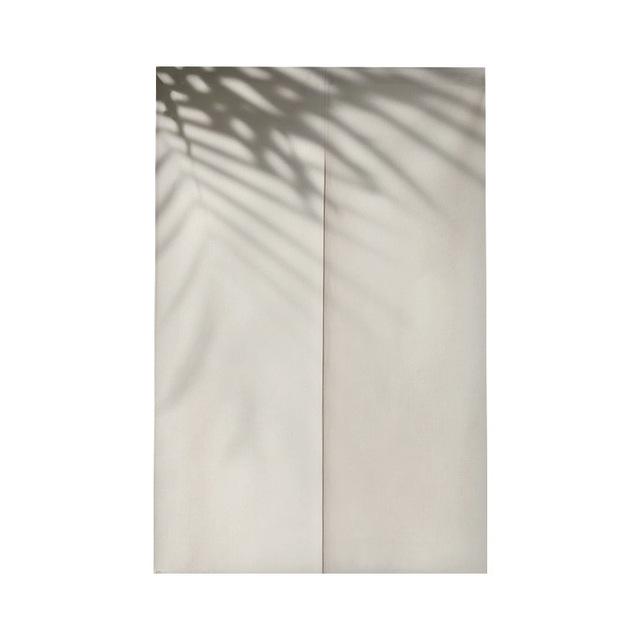 Nordic Ins Plant Shadow Polyester Door Curtain Bedroom Kitchen Fume-proof Breathable Partition Curtain Hotel Room Door Curtain