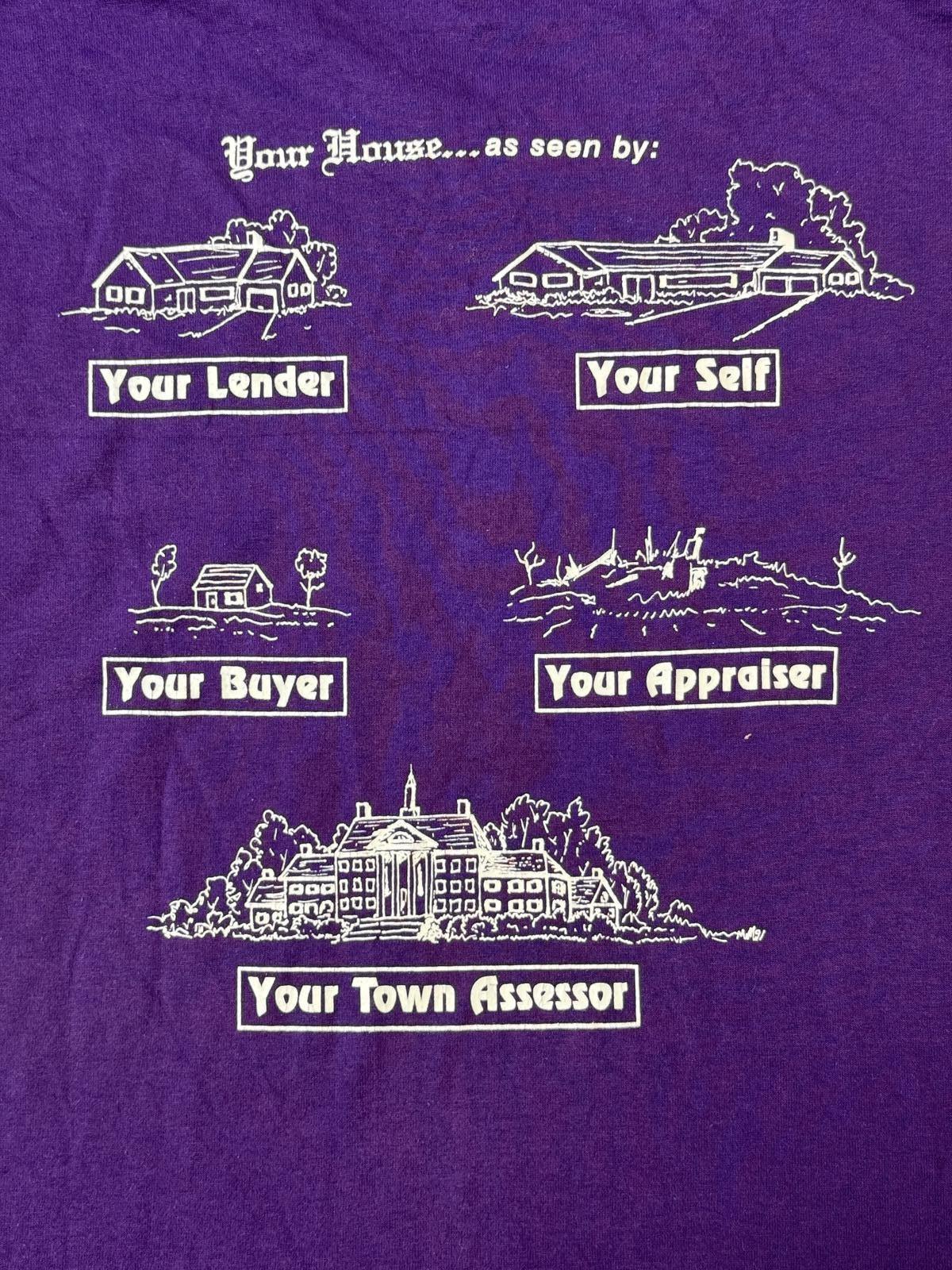 VTG Home Buyer T-shirt Lender, Self, Buyer, Appraiser Tee XL L