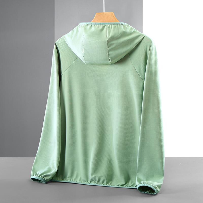 Plus rozmiar letnie ubrania z filtrem przeciwsłonecznym moda z kapturem cienkie kurtki chroniące przed słońcem Oversize płaszcz dla par lato dla mężczyzn