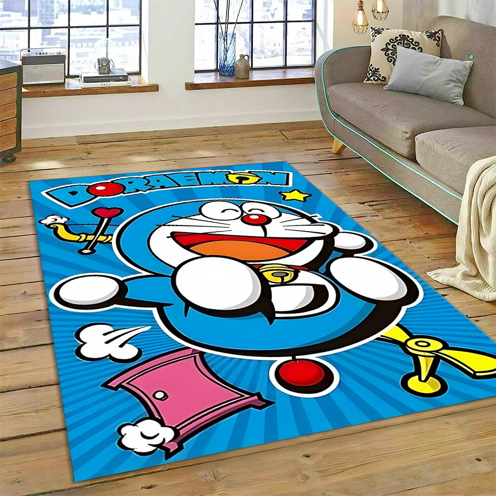 3D D-Doraemon Cartoon Dream Carpet Rug for Living Room Bedroom Home Sofa Decoration,Kids Play Non-slip Floor Mat