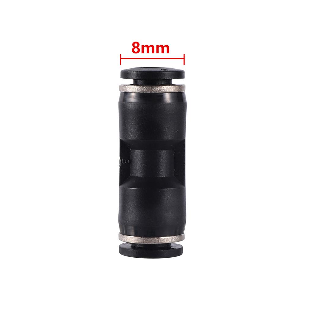 6/8/10mm Pneumatic Pipe Slip-lock Quick Connectors Straight Elbow Tee Y-shape 3-way Garden Lawn Misting Cooling Joints 3/10Pcs