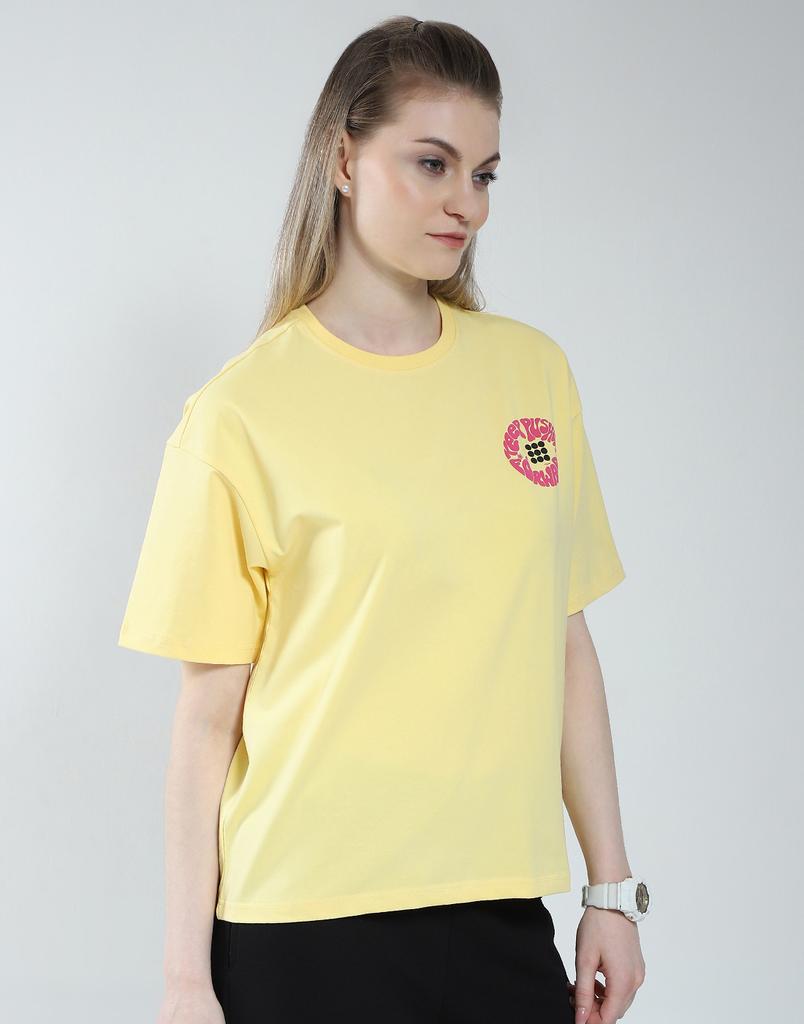 Rock It od House of Monte Carlo Dámský top s potiskem a kulatým výstřihem běžného střihu