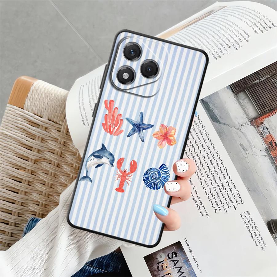 

Чехол Морские Животные для Honor X9a 8X X9 X8 70 X7a X9c X7 90 Lite Мягкая Задняя Крышка Телефона Honor X9a