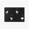 Thom Browne Pebble Grain Goose Embroidery Three Stripe Tab Card Case Uaw071a 00198 001