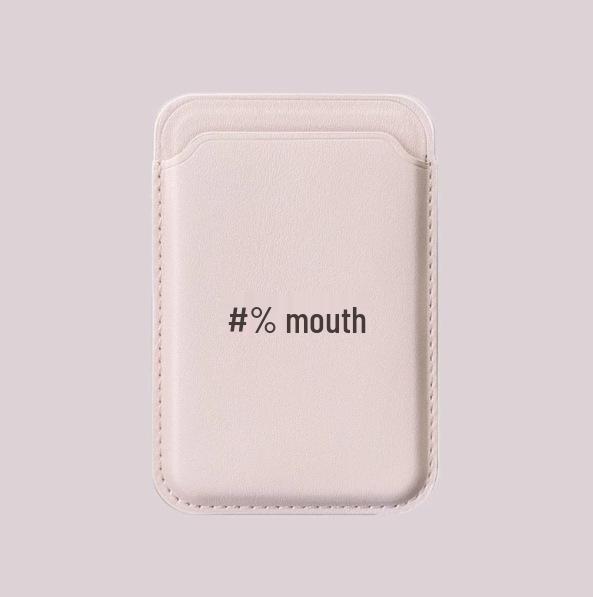 Magnetic Leather Card Holder for MagSafe Apple Phones - Convenient & Stylish