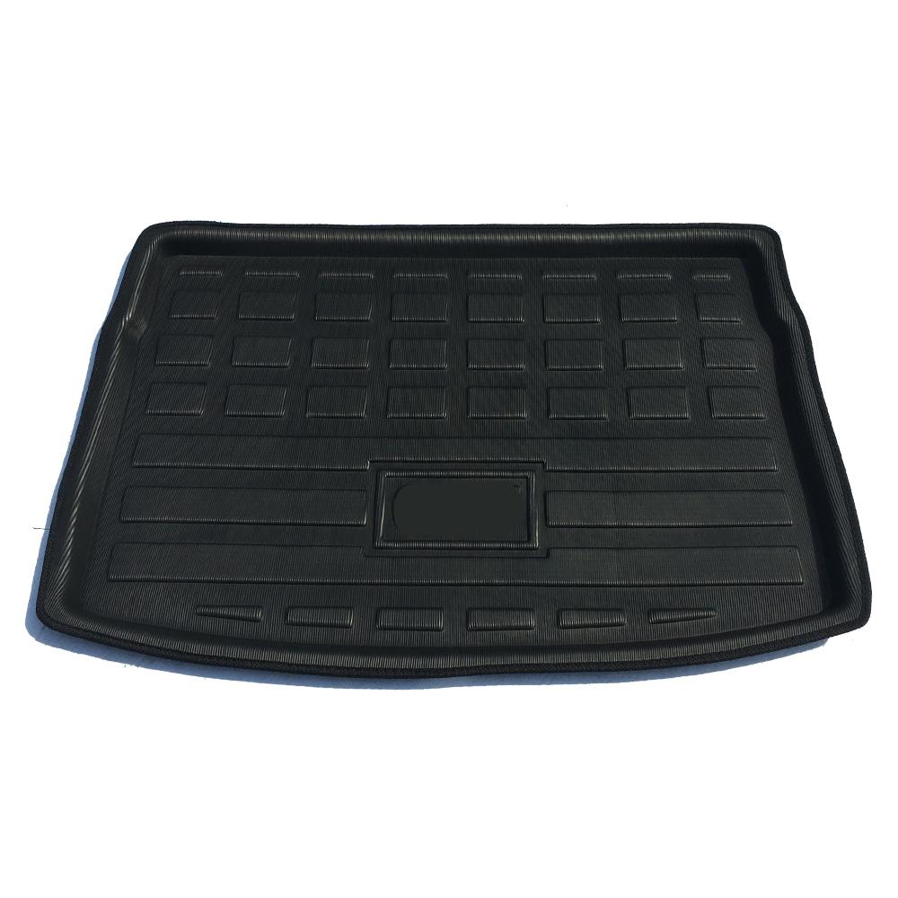 Trunk mat For VW Volkswagen Golf 7 2014 2015 2016 2017- Anti-Slip dirt-proof Car Rear Trunk Mat Waterproof Boot Carpets Pad