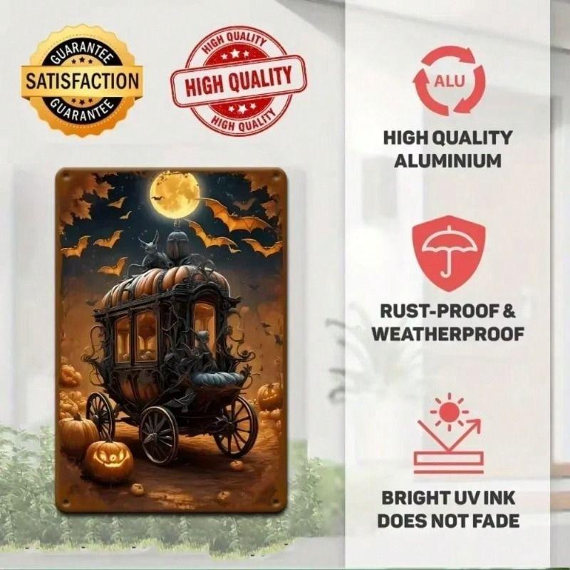 1 Piece Retro Metal Tin Sign Decorative Painting 8x12 Inch Office Living Room Patio Wall Decor