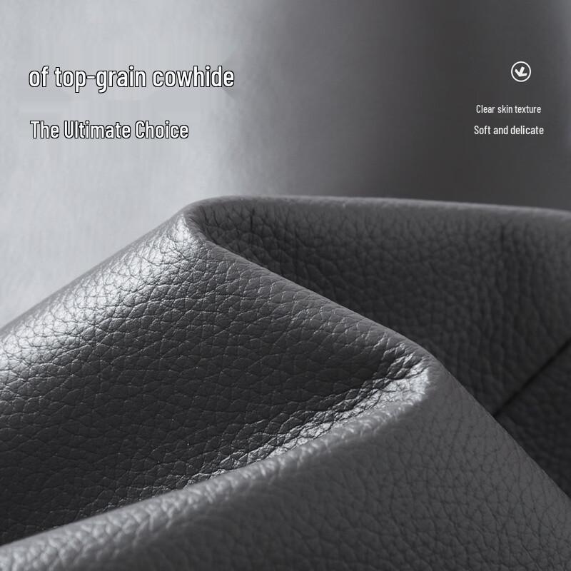 Futing Men's Classic Genuine Leather Business Casual Jacket