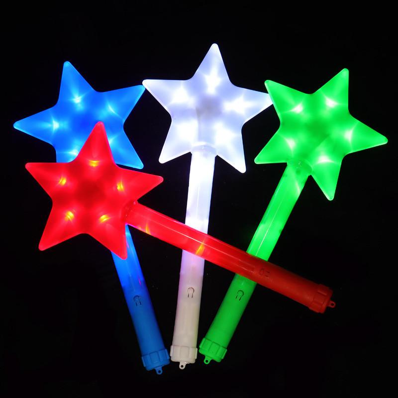 Five Star Pointed Glitter Stick Concert Prop Concert Light Stick Gifts Toys