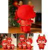 Adorable Dragon Stuffed Animal Toy Red Color Varying Heights Available