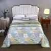 Summer Cool Gift Quilt Set: Washable Cotton Comforter & Thin Quilt