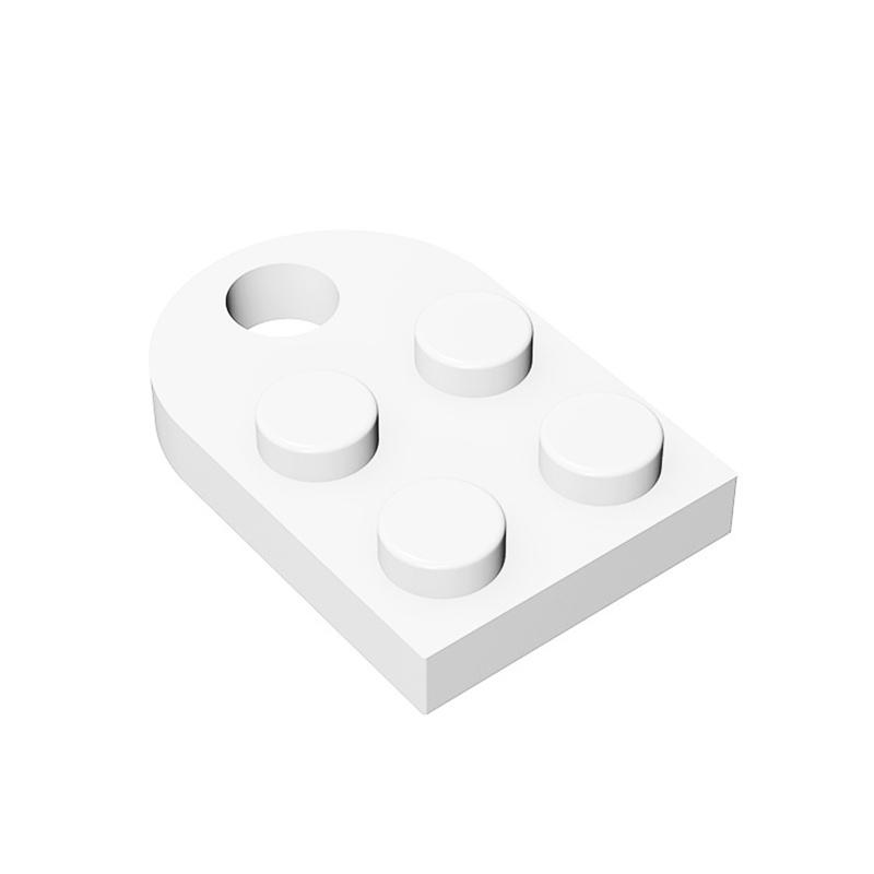 50PCS 3176 Plate Modified 2 x 3 with Hole Bricks Toys For Technical MOC Buildings Blocks Compatible High-Tech Gift