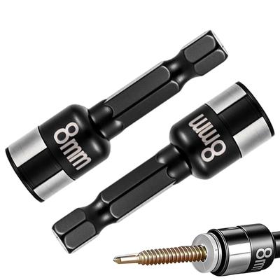 2PCS Hex Bit Socket Set Non-Magnetic Car Repair Supplies Nut Driver Bit Socket Set for DIY Enthusiasts Mechanics Bicycle