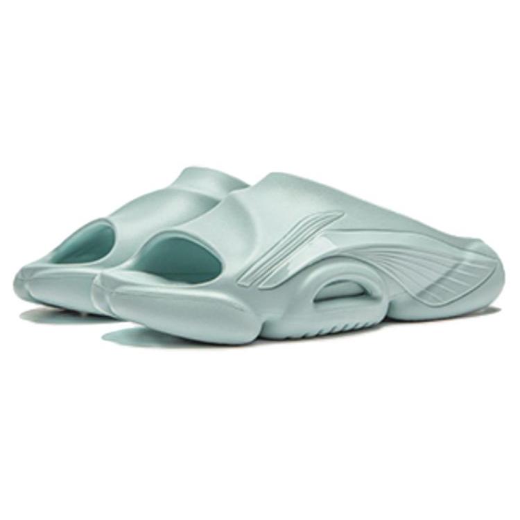 Li Ning BADFIVE Slide Slippers Men's Camlet Green ABTU001-4