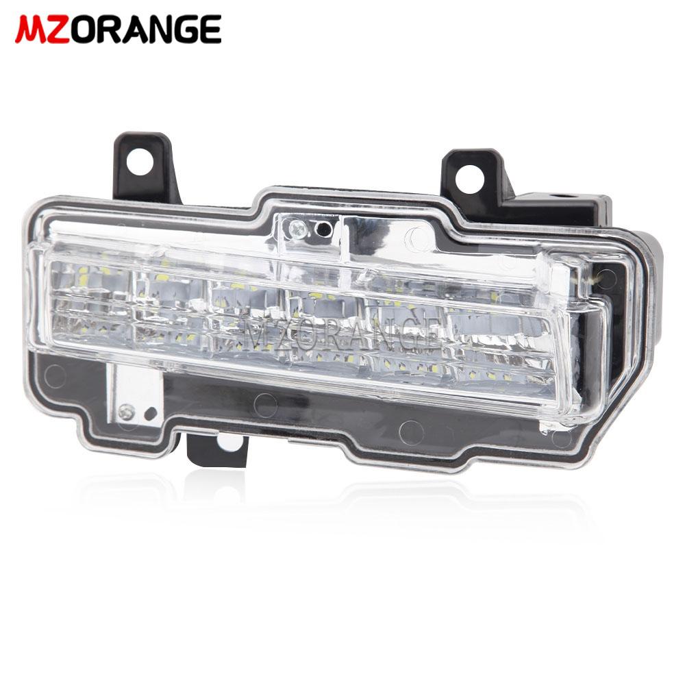 LED DRL for Mitsubishi Pajero 2015 2016 2017 2018 2019 2020 For Montero V98 Daytime Running Light Headlight White Led Fog Light