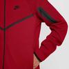Толстовка Nike Tech Full-Zip Windrunner Hoodie (HV0949) спортивный красный/черный